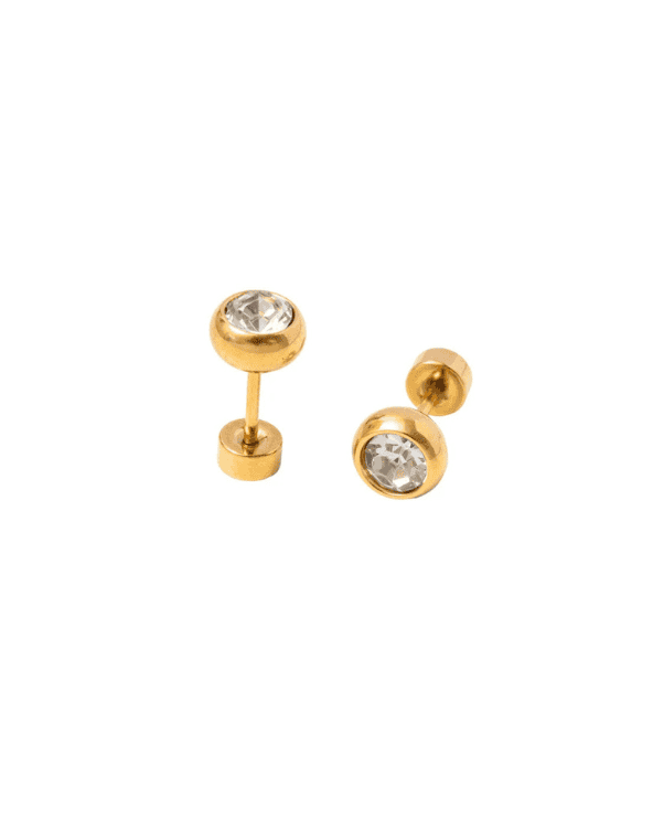 Round Diamond Stud