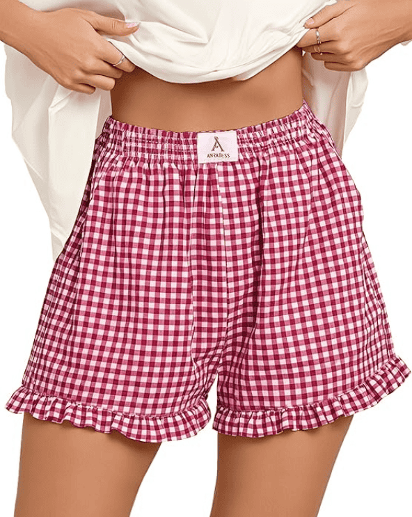 Ruffle Hem Shorts