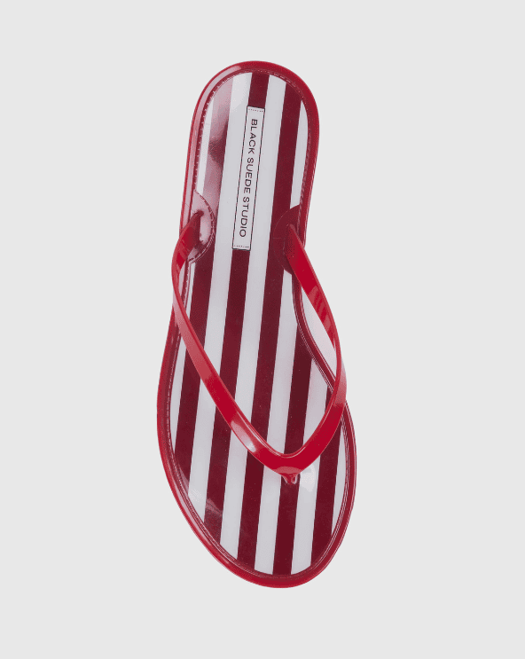 Striped Crystal Sandal