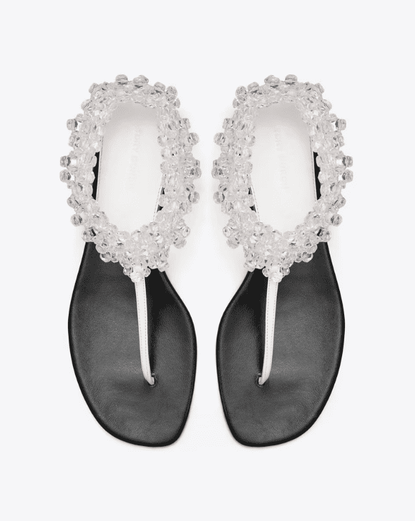 Beaded Flat Sandal