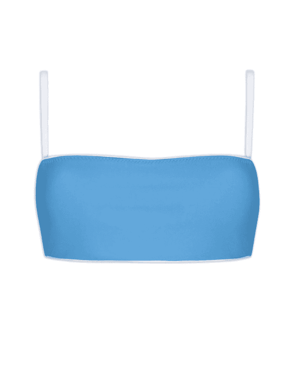Cerulean Bandeau Bikini Top