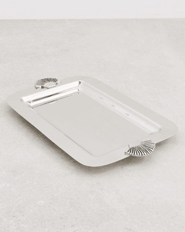 Fan Shell Design Serving Tray
