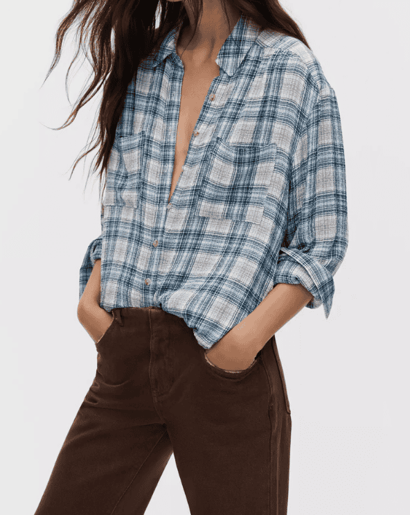 Plaid Buttondown Shirt