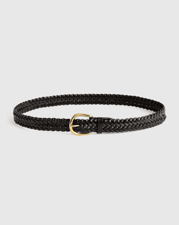 Leather Braided Belt