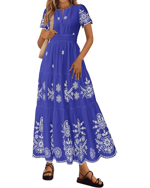 Royal Blue Maxi Dress