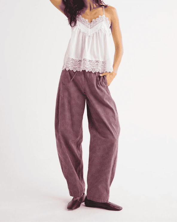 Twill Barrel Pull-On Pant