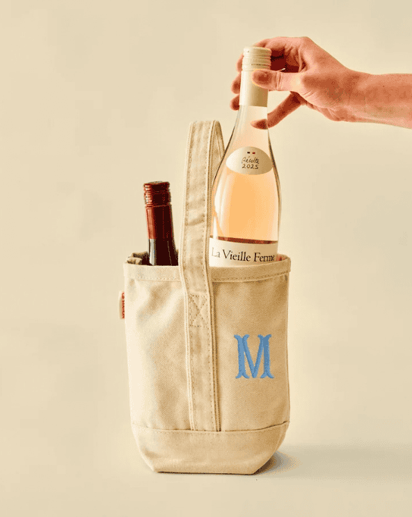 Canvas Wine Tote Set
