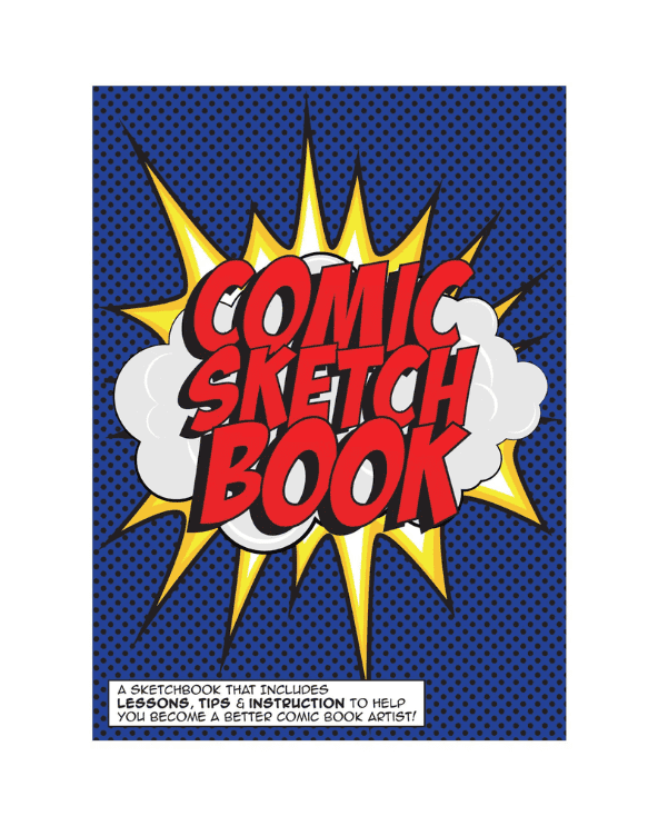 Comic Sketch Coloring Book