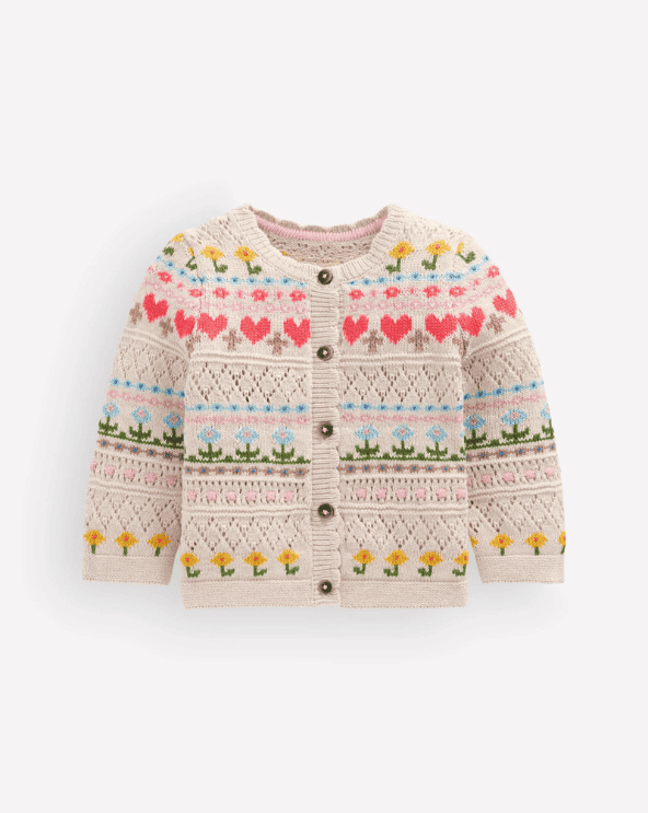 Cotton Fair Isle Cardigan