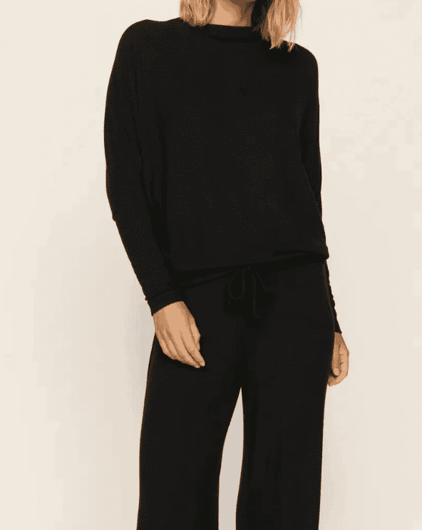 Cozy Time Mock Neck Pullover