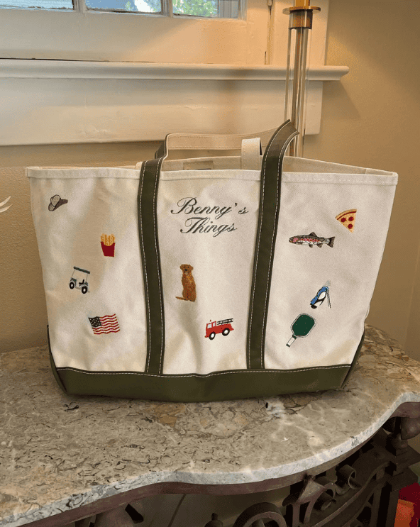 Custom Embroidered Tote Bag