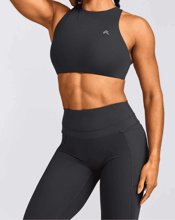 High Neck Sports Bra