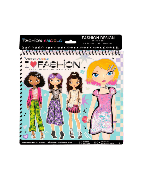 I Love Fashion Design Sketch Set