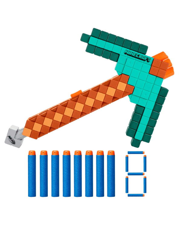 Nerf Minecraft Diamond Pickaxe