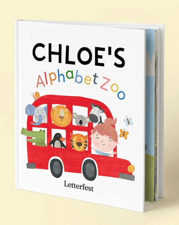 Personalized Alphabet Zoo Story Book