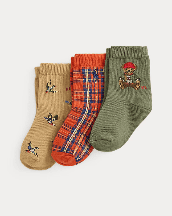 Polo Bear Crew Sock