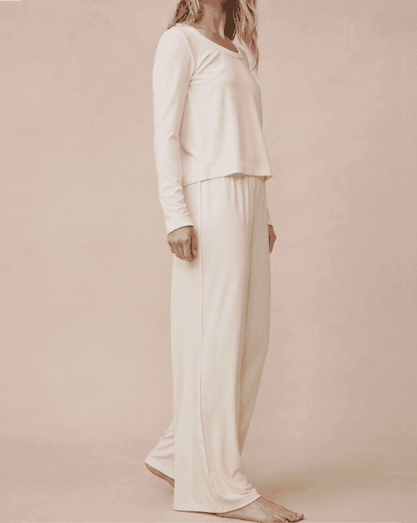 Scoop Neck Pajama Set