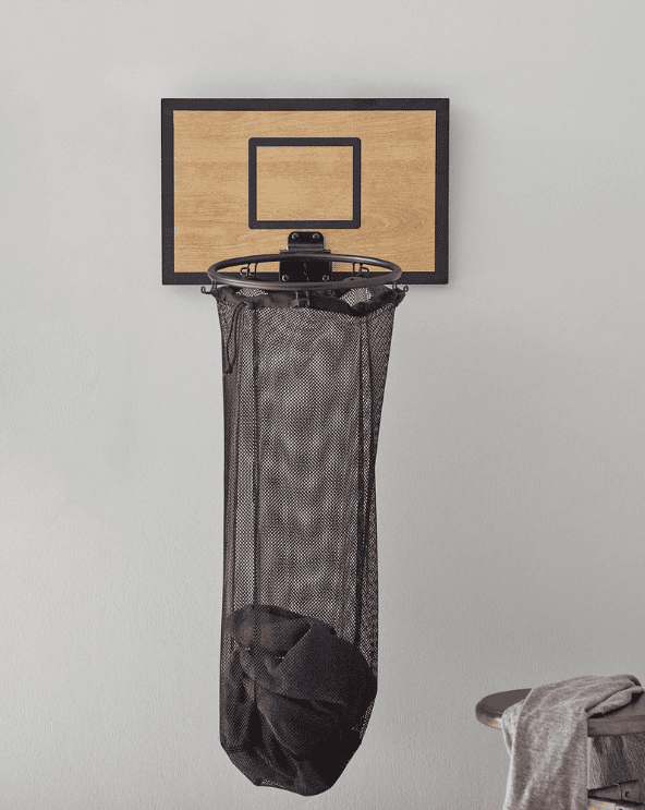 Basketball Hoop Over The Door Hamper