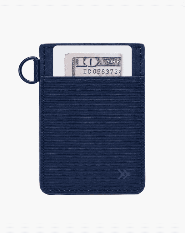 Vertical Leather Wallet