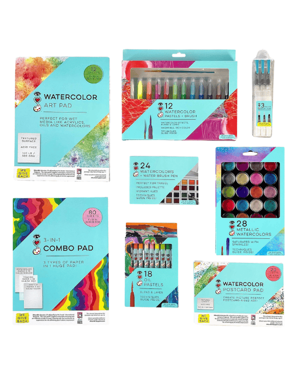 Watercolor Art Supply Bundle