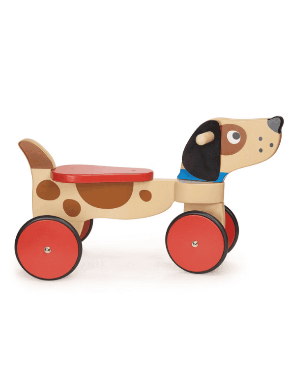 Wooden Ride-On Dog Toy